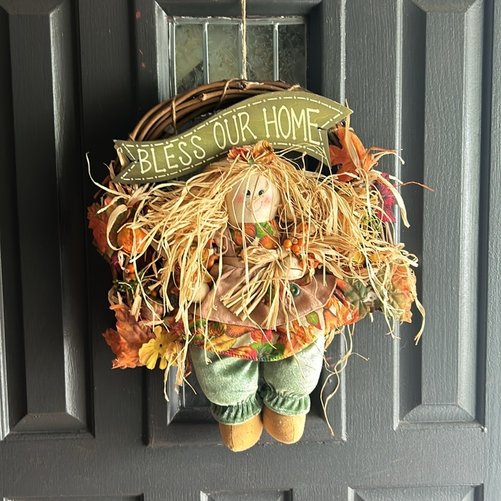 Fall Wreath Bless Our Home